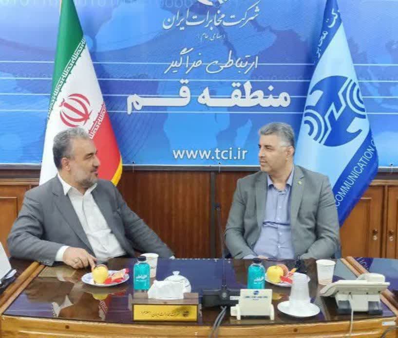 اتصال شعب اخذ رأی به شبکه فیبر نوری مخابرات